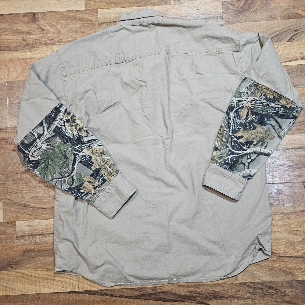 Cabela’s Seclusion 3D Hunting Shirt Men’s Large Tan Camo Patch - Picture 7 of 7